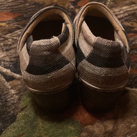 GUC b.o.c. Born Concept Clogs Women’s Size 10 Nadiyya Clog Neutral Tone Stripe - Picture 3 of 12